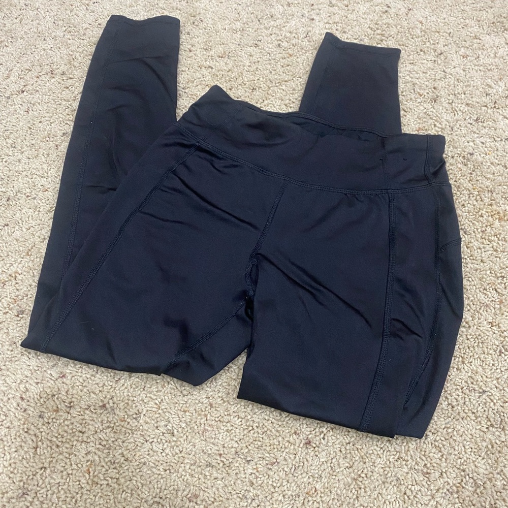 Danskin Now Black Athletic Leggings XS 0-2 Stretch Workout Activewear